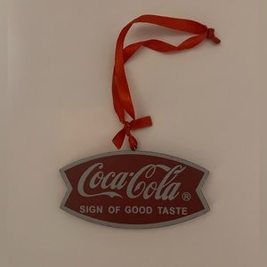 Classic Coca Cola Christmas Ornament.
